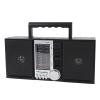 PUSOKEI AM FM SW Radio, Portable Shortwave Radio with Dual 5W Speakers, USB SD Card Playback, Rechargeable Operated Radiofor Home Garden Outdoor Use (US Plug) view 1