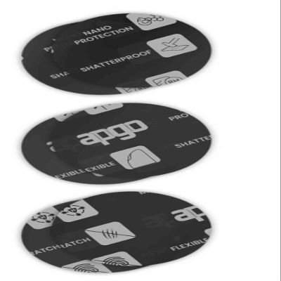 apgo 6x MATTE Hybrid protective glass compatible with Tag Heuer Connected 45mm, flexible nano glass, great replacement for tempered glass, scratch-resistant, full glue
