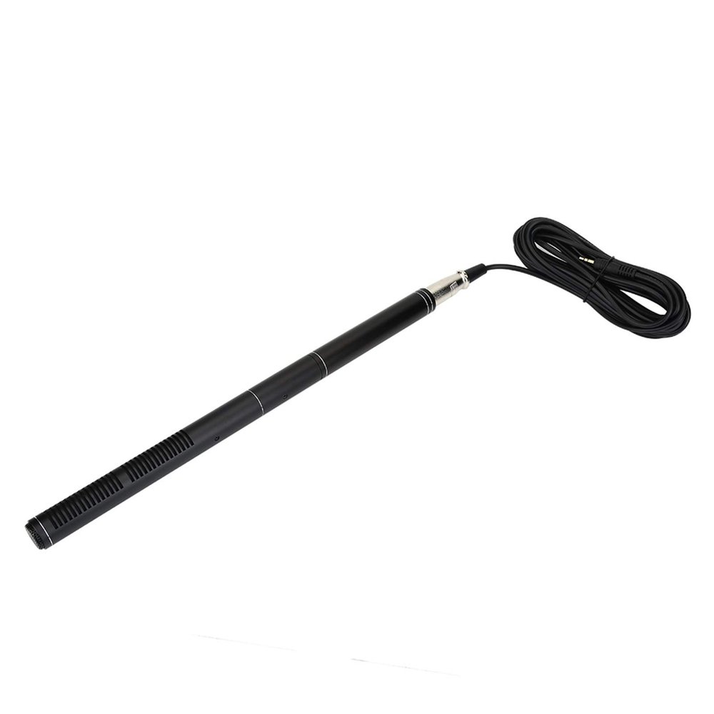 KIMISS Professional Interview Microphone Uni Directional Condenser for DSLR Cameras Dv Camcorders