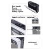 LAISANIM Retro Cassette Player with Auto Reverse, Portable AM/FM Radio Tape Player, Digital Clock Timer, Built in Stereo Speaker, LED Display, Headphone Jack for Travel, Gifts view 4