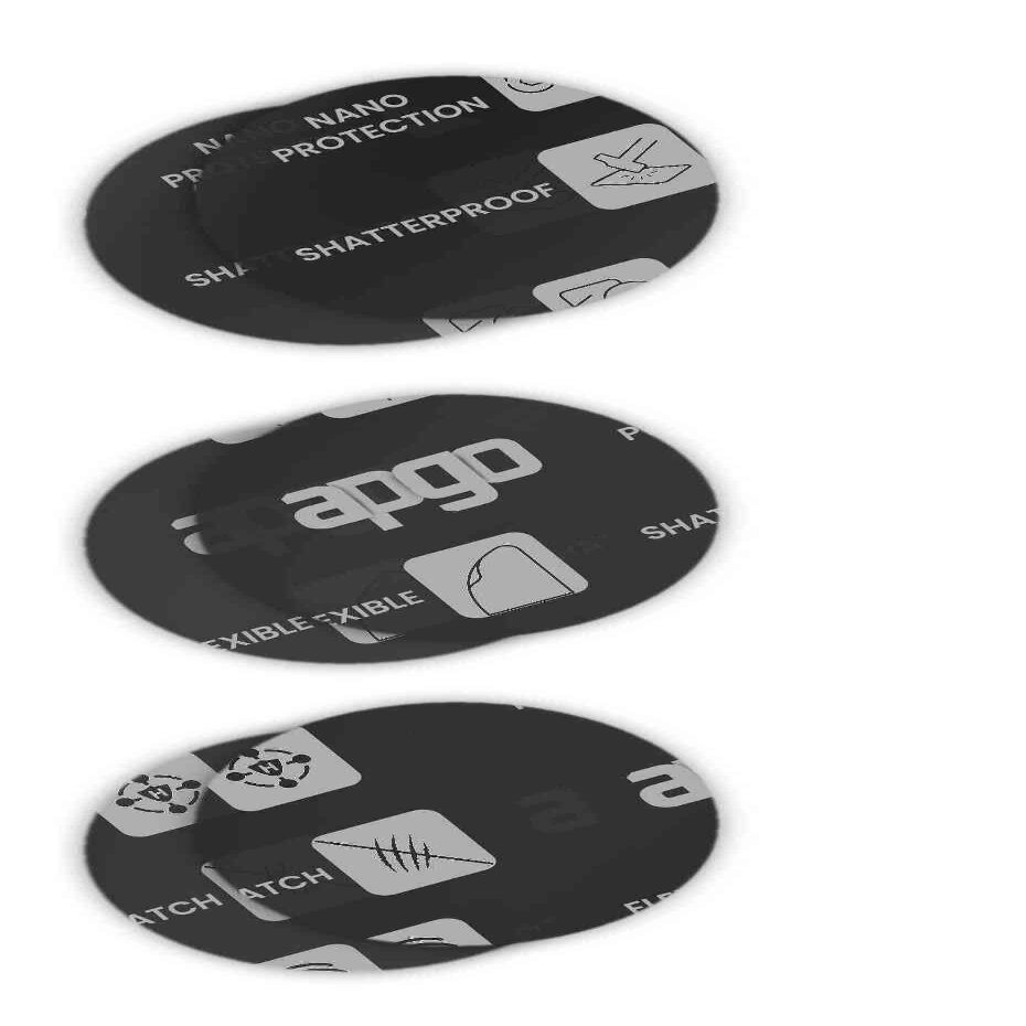 apgo 6x MATTE Hybrid protective glass compatible with Imilab W12, flexible nano glass, great replacement for tempered glass, scratch-resistant, full glue
