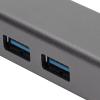 USB3.0 Hub 4 Port with RJ45 Gigabit Ethernet, Aluminum y USB C to RJ45 A, 5Gbps Data Transfer, Plug and Play USB Docking Station for OS X, Silver Gray view 4