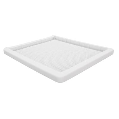 BAFOVY Mini Dish Antenna Silicone Case for Satellite Dish Shockproof with Built in Vent for Outdoor Travel Camping (White)