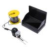 PUSOKEI Underwater Fishing Camera, 1080P HD 5MP 1500cd Brightness 220 Degree Wide Angle 4.3in Screen, with 8 LED Fill Lights and 30m Cable, for Ice Fishing view 1
