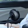 BAFOVY USB Car Fan 3 Speed Adjustable Portable Auto Fan with Flexible Gooseneck for Cars Trucks SUVs RVs Buses view 4