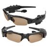 Keenso Wireless Bone Conduction Glasses Headphone Stereo Earphone for Music Lovers, Stable Connection Transparent (Dark Brown) view 2