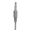 Keenso Headphones with Stable Headphones HiFi Cable with Wire Control for Clear Calls, Ergonomic Comfort for Comfort, Suitable for Mobile Phones (Grey) view 2