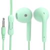 Keenso Headphones with Stable Headphones HiFi Cable with Wire Control for Clear Calls, Ergonomic Comfort for Comfort, Suitable for Mobile Phones (Green) view 2