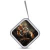 FekiLoot Wild Animals Tiger CD Case Big Capacity Plastic CD Holder Protective DVD Disc Storage Case Heavy Duty Zipper Protective Movie Media Storage Organizer Binder view 3
