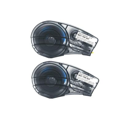 1~5pcs Universal Fit Self-Laminating Label Cartridge Ribbon Compatible with M21-750-427 Works with BMP21-PLUS BMP21-LAB IDPAL(2 Pack)