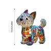 Handmade Dog Lamp, USB Decorative LED Shine Dog Lamps, Dachshund Bulldog Border Collie Poodle Night Light (Red) view 3