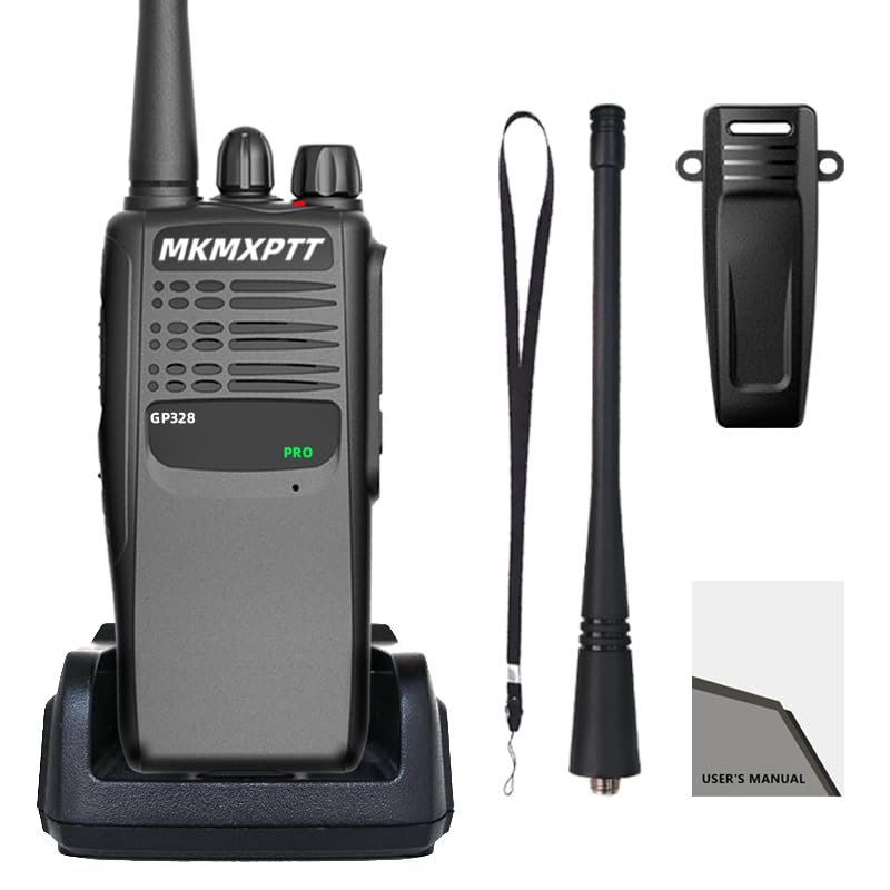 1PC-MKMXPTT GP-328 Two-Way Wireless Handheld walkie Talkie is Suitable for Explosion-Proof walkie talkies for Natural Gas in Chemic