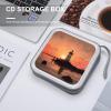 FekiLoot Lighthouse Sunrise CD Case Big Capacity Plastic CD Holder Protective DVD Disc Storage Case Heavy Duty Zipper Protective Movie Media Storage Organizer Binder view 4