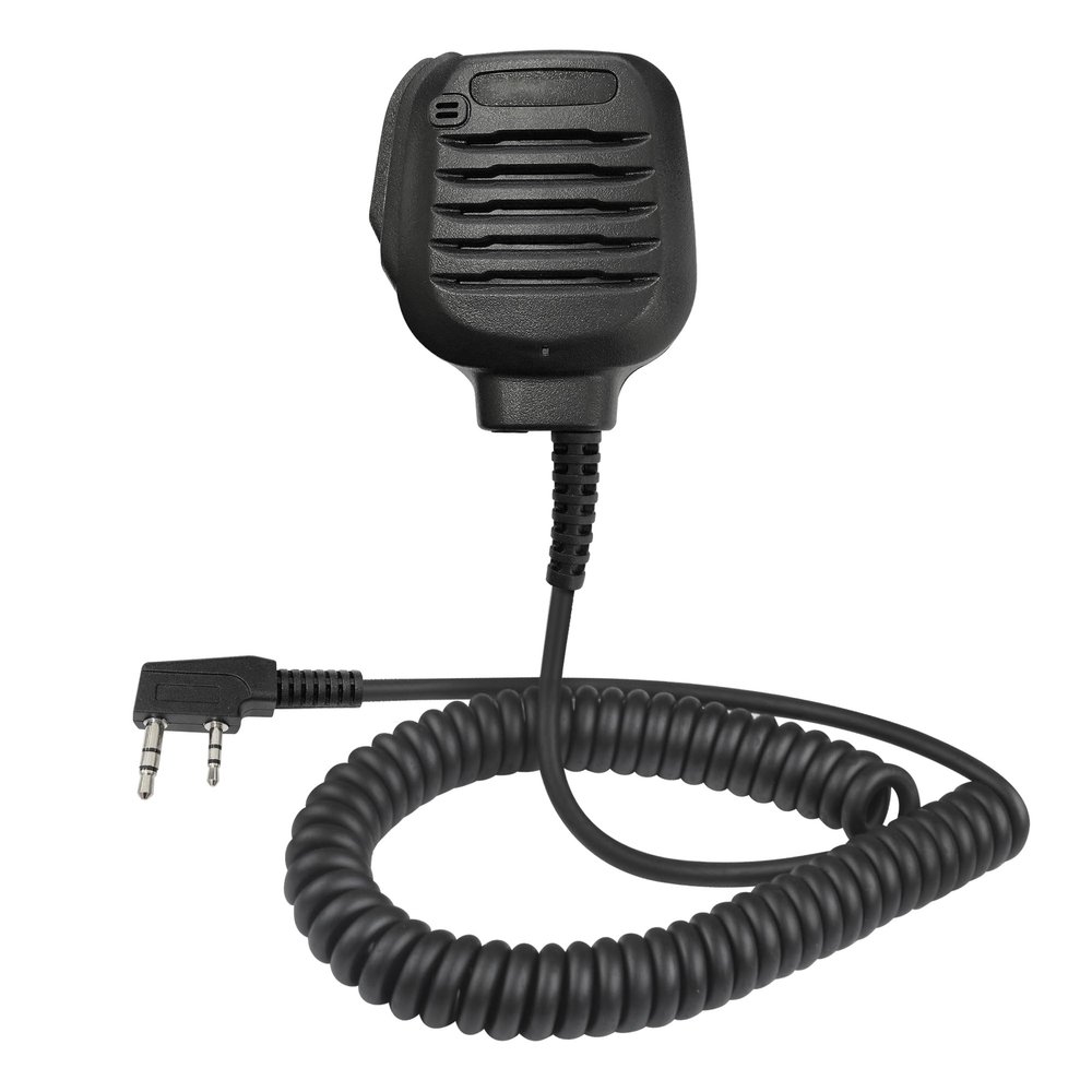 biemotwoway KMC-45 Shoulder Speaker Microphone for Two-Way Radios, 2-Pin Remote Speaker Mic with PTT for TK-2200, TK-3300, TK-3200, NX220, NX320