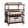 4-Tier Audio Rack - Modern Media Stand for Home Theater, HiFi Components Storage, AV Equipment Organizer, Stereo System Shelf, Stylish & Functional Audio Furniture view 1
