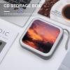 FekiLoot Sunset at Dusk CD Case Big Capacity Plastic CD Holder Protective DVD Disc Storage Case Heavy Duty Zipper Protective Movie Media Storage Organizer Binder view 4