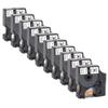 10PK 18444 Compatible Tape 18444 Black On White 12mm Label Cartridge for Use with 4200 5000 5200 Printer view 1