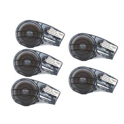 5PK M21-1500-427 Self-Laminating Wire Wrap Label Tape Compatible with BMP21-PLUS Work Control Electrical Panels(5 Pack M21 1500 427)