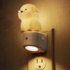 L LOHAS LED Plug in Night Light for Kids, 3D Cute Puppy Night Lights with Dusk to Dawn Sensor, RGB+Soft White 3000K Dog Night Light, Birthday Gift Nightlight for Kids, Room Decor view 1