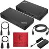40AY0090US Lenovo Thinkpad Docking Station Dual Monitor - Supports 4K Display, Thinkpad Dock with 90W, HDMI, DP, USB C Cables - Lenovo Docking Station view 1