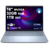 Dell 16 Plus Laptop 16" WUXGA Touchscreen Intel 8-core Ultra 9 288V (Up to 48 Tops) 32GB RAM 1TB SSD Backlit Fingerprint Wi-Fi7 for Creator Designer Business Professional Win11 view 1