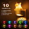 L LOHAS LED Plug-in Night Light, Kids, Cute Color Changing LED Night Light view 2