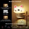 L LOHAS LED Night Light for Kids, 3D Cat Night Light Plug in, Dusk to Dawn Nursery Night Lights, RGB+Soft White 3000K, 3 Lighting Modes, Room Decor, Children view 3