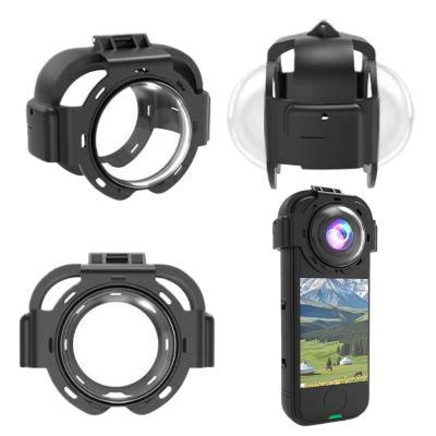 Ferbao Snap-On Lens Protector for Insta 360 X4 Air,Panoramic Camera Protective Cover for Insta 360 X4 Air
