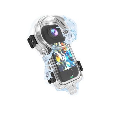 Fully Concealed Transparent Dive Housing for Insta360 x4 Air Camera 50M Deep-Waterproof Anti-Fog Bumps-Resistant Anti-Knocks and Scratches-Proof Case Enhancing Shooting Experience with Strap