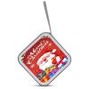 QMNLKH CD Case 40 Capacity Hard Plastic DVD Case Holders Santa Claus with Gifts Disc Cases Torage Binder Wallet for Car Home Travel view 3