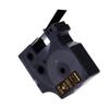 19mm 45803 45800 45804 45805 45808 45801 45809 45807 Tape Compatible with D1 Label Tape Cartridge for LabelManager(Gold on Black) view 1