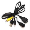 For Sony Multi Use USB AV Compatible with Cyber-shot DSC-T200 T300 T500 Digital Camera view 4