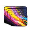 Fluorescent Current Stripes Patterned 10 inch Portable Laptop Bag - Perfect for Business, Travel, School, Office Shockproof Laptop Inner Pocket view 2