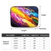 Fluorescent Current Stripes Patterned 10 inch Portable Laptop Bag - Perfect for Business, Travel, School, Office Shockproof Laptop Inner Pocket view 4