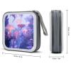 QMNLKH CD Case 40 Capacity Hard Plastic DVD Case Holders Creatures And Corals Disc Cases Torage Binder Wallet for Car Home Travel view 2