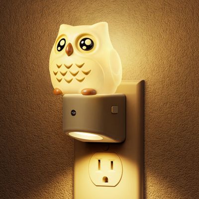 L LOHAS LED Night Light for Kids, 3D Owl Night Light Plug in, Dusk to Dawn Nursery Night Lights, RGB+Soft White 3000K, 3 Lighting Modes, Room Decor, Children