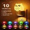 L LOHAS LED Night Light for Kids, 3D Owl Night Light Plug in, Dusk to Dawn Nursery Night Lights, RGB+Soft White 3000K, 3 Lighting Modes, Room Decor, Children view 2