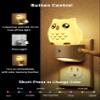 L LOHAS LED Night Light for Kids, 3D Owl Night Light Plug in, Dusk to Dawn Nursery Night Lights, RGB+Soft White 3000K, 3 Lighting Modes, Room Decor, Children view 3