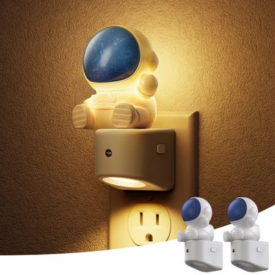 L LOHAS LED Night Light for Kids, 3D Space Night Light Plug in