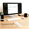 20-Pack Adhesive Cable Clips  Simple Wire Organizer Holders for Desk, Car, Home, and Office Cord Management view 3