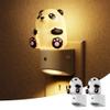 L LOHAS LED Night Light for Kids, 3D Panda Night Light Plug in, Dusk to Dawn Nursery Night Lights, RGB+Soft White 3000K, 3 Lighting Modes, Room Decor, Children view 1