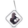 QMNLKH CD Case 40 Capacity Hard Plastic DVD Case Holders Purple Horse Disc Cases Torage Binder Wallet for Car Home Travel view 3