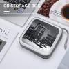 FekiLoot Gym Equipment CD Case Big Capacity Plastic CD Holder Protective DVD Disc Storage Case Heavy Duty Zipper Protective Movie Media Storage Organizer Binder view 4