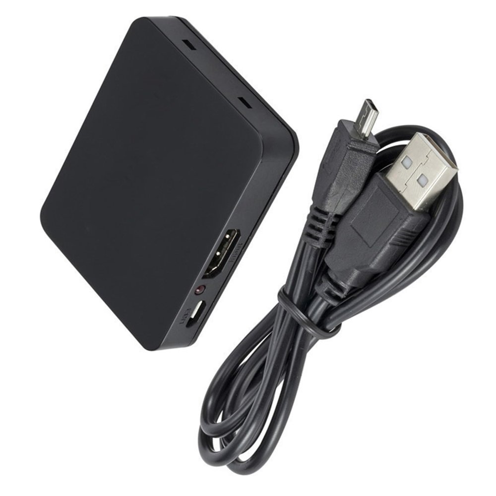 JINPIAOPIAO 4K HDTV Splitter 1 in 2 Out Two Displays Hubs for Screen with Sound Syncs for PC