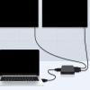JINPIAOPIAO 4K HDTV Splitter 1 in 2 Out Two Displays Hubs for Screen with Sound Syncs for PC view 2