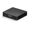 JINPIAOPIAO 4K HDTV Splitter 1 in 2 Out Two Displays Hubs for Screen with Sound Syncs for PC view 4