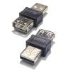 2Units USB A Male Female Converters Adapters Universals Compatibility for Flashes Drive Printers Tablets PC Metal USB Adapters view 1