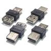 2Units USB A Male Female Converters Adapters Universals Compatibility for Flashes Drive Printers Tablets PC Metal USB Adapters view 4