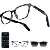 Ai Smart Glasses Men Women with Real-Time Translation, Color-Change Lens, Music & Calls w/Bluetooth 5.4, Al Vioce & Meeting Assistant, Lightweight & Comfortable, Thin Temples (Tortoiseshell) view 1