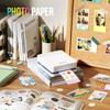 Nelko Portable Photo Printer, PP03 Color Mini Photo Printer with Smart AI APP for iPhone & Android, with 100 Sheets of Photo Paper, AI Bluetooth Picture Printer for Christmas, Family, Travel, White view 2